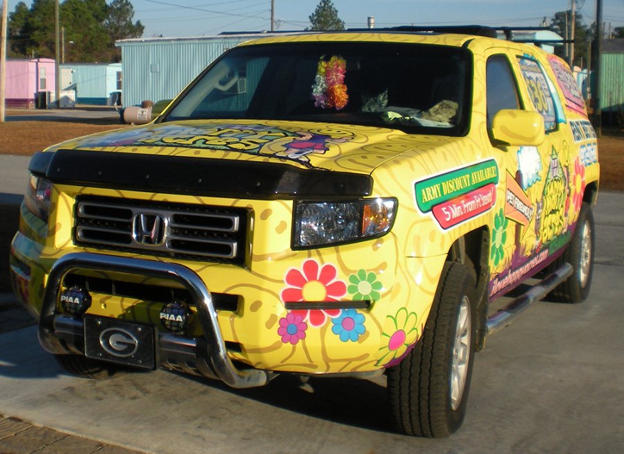 Happy Acres full vehicle wrap